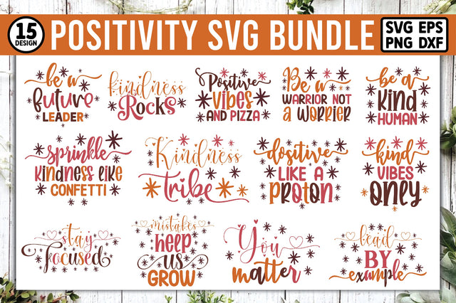 Positivity SVG Bundle SVG Ariyan 