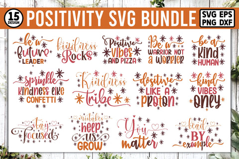 Positivity SVG Bundle SVG Ariyan 