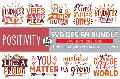 Positivity SVG Bundle SVG Ariyan 
