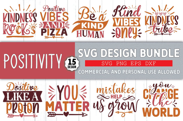 Positivity SVG Bundle SVG Ariyan 