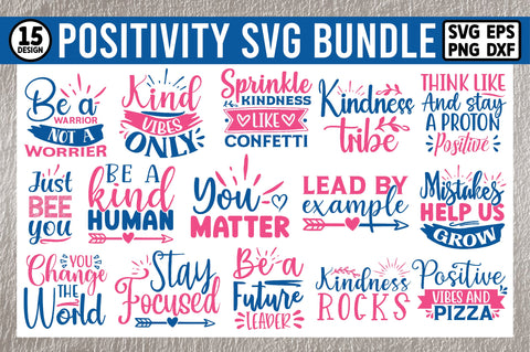 Positivity SVG Bundle SVG Ariyan 