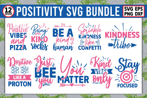 Positivity SVG Bundle SVG Ariyan 