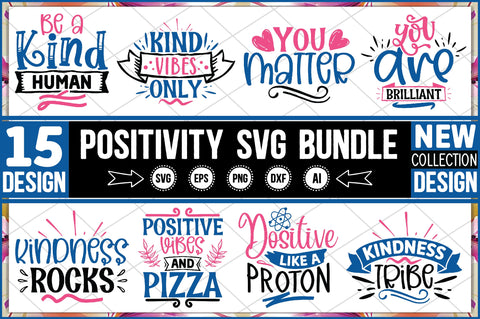 Positivity SVG Bundle SVG Ariyan 