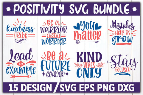 Positivity SVG Bundle SVG Ariyan 