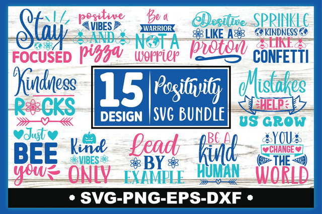 Positivity SVG Bundle SVG Ariyan 