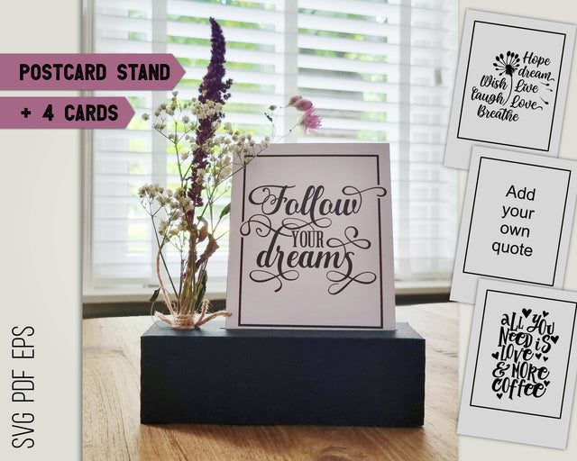 Postcard holder SVG Boertiek 