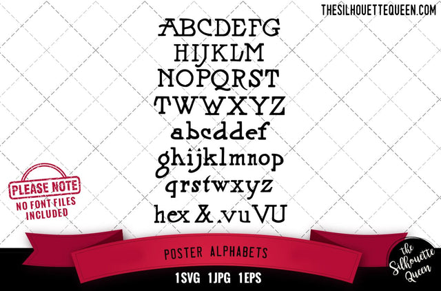 Poster Alphabets alphabets - ABC letters SVG Loveleen Kaur 