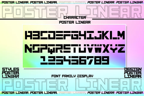 Poster Linear Font JH-CreativeFont 