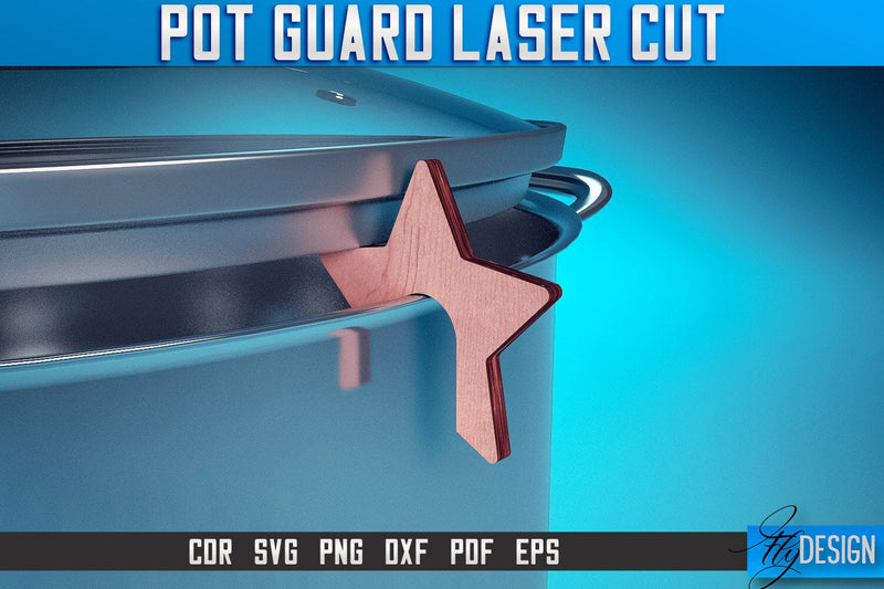 Pot Guard Laser Cut SVG |Pot Guard Laser Cut SVG Design | CNC Files SVG Fly Design 