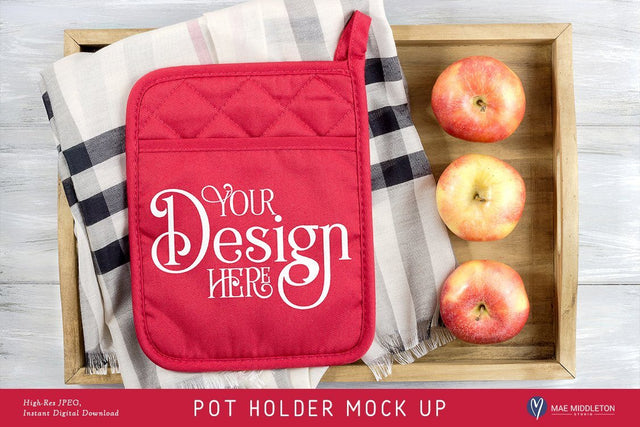 Pot Holder Mock up Mock Up Photo Mae Middleton Studio 