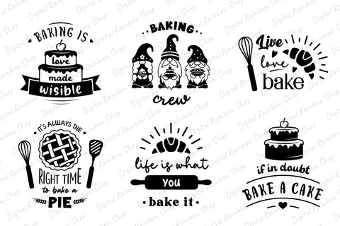 Pot holder svg bundle, baking svg bundle, kitchen svg bundle SVG Digital Rainbow Shop 