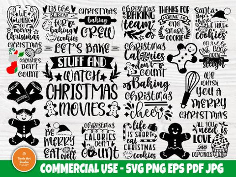 Pot Holder SVG Bundle, Christmas Cookies, Kitchen SVG TonisArtStudio 