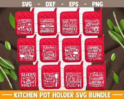 Pot holder SVG Bundle, kitchen svg, funny quotes svg, svg designs, chef svg, cooking svg, mom life svg, baking svg, svg quotes, home svg SVG James 