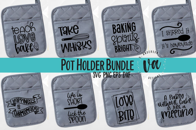 Pot Holder SVG Bundle SVG V. Anderson Designs 