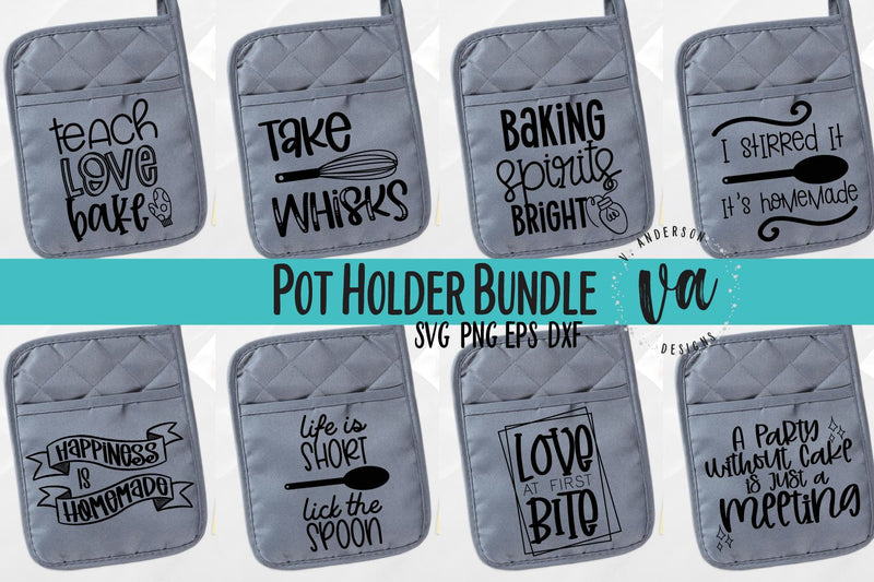Pot Holder SVG Bundle SVG V. Anderson Designs 