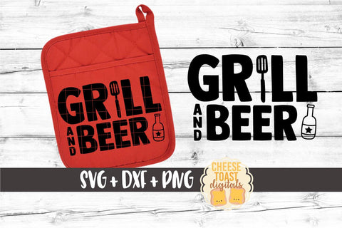 Pot Holder SVG | Grill and Beer SVG Cheese Toast Digitals 