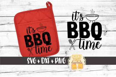 Pot Holder SVG | It's BBQ Time SVG Cheese Toast Digitals 