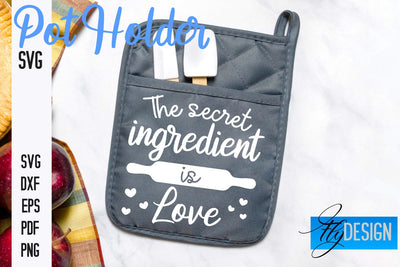 Pot Holder SVG | Kitchen Quotes Design | Home SVG SVG Fly Design 