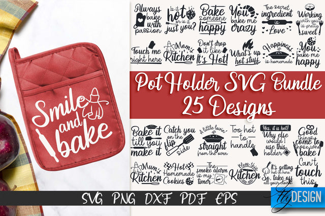 Pot Holder SVG | Kitchen Quotes Design | Home SVG SVG Fly Design 