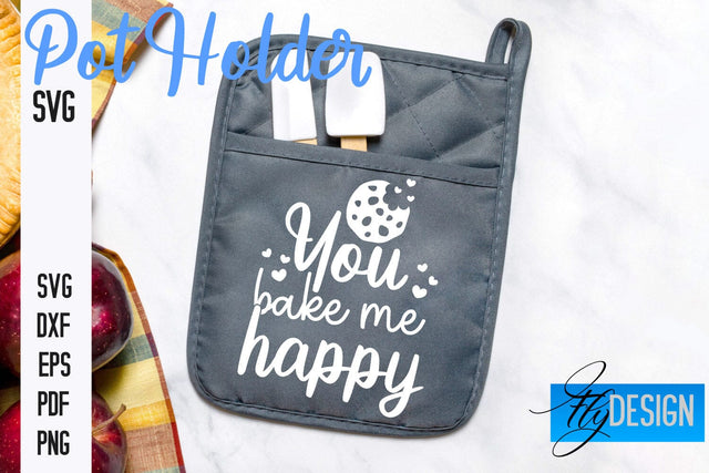 Pot Holder SVG | Kitchen Quotes Design | Home SVG SVG Fly Design 