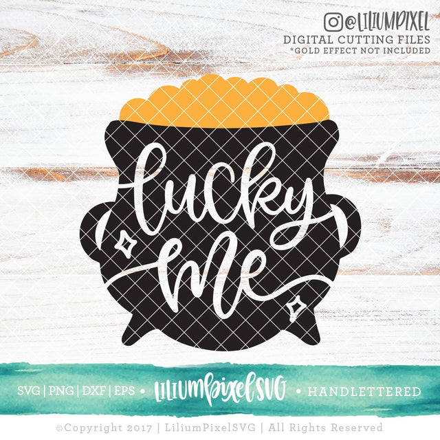 Pot of Gold - Lucky Me SVG Lilium Pixel SVG 