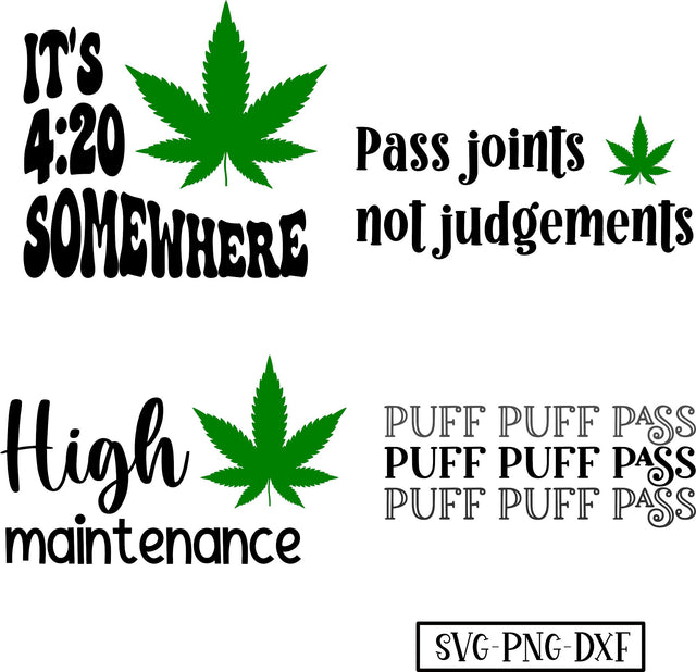 Pot weed svg bundle SVG Calico Creations Svg 