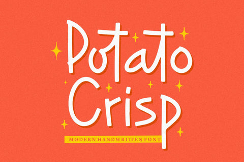 Potato Crisp Font Forberas 
