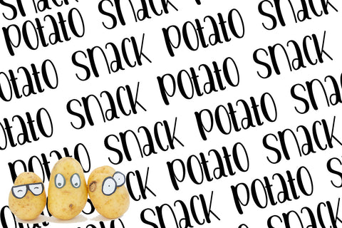 Potato Recipes Font JH-CreativeFont 