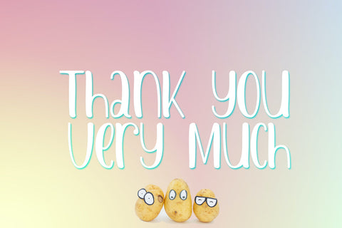 Potato Recipes Font JH-CreativeFont 