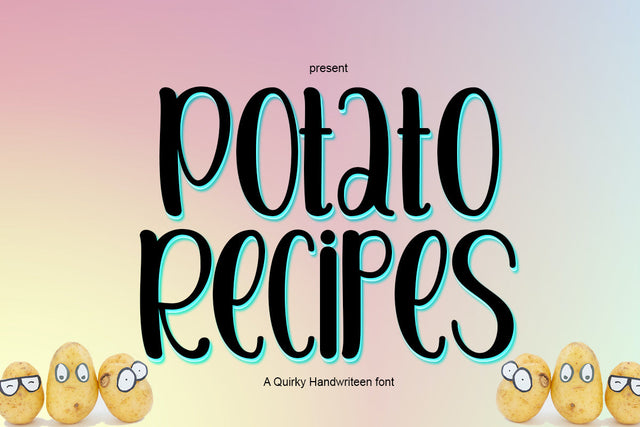 Potato Recipes Font JH-CreativeFont 