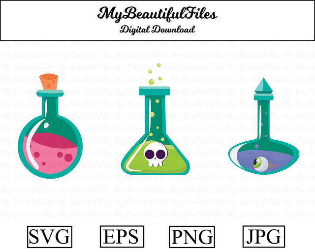 potions - halloween SVG MyBeautifulFiles 