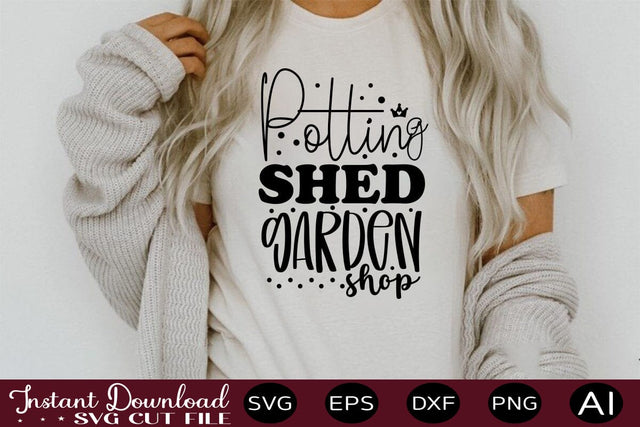 Potting Shed Garden Shop SVG SVG designmaster24 