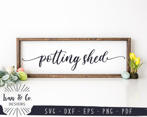 Potting Shed SVG Files | Gardening | Spring | Farmhouse SVG (930283630) SVG Ivan & Co. Designs 