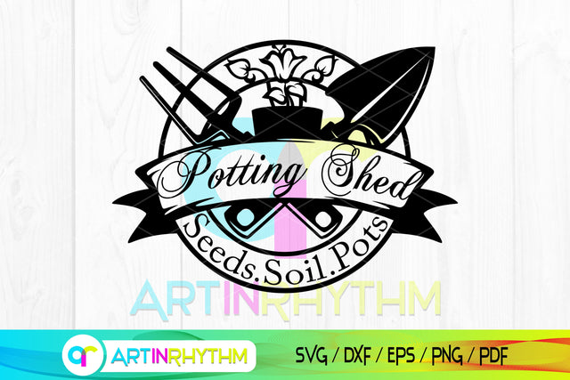 Potting Shed Svg, Plants Svg, Garden Svg SVG Artinrhythm shop 