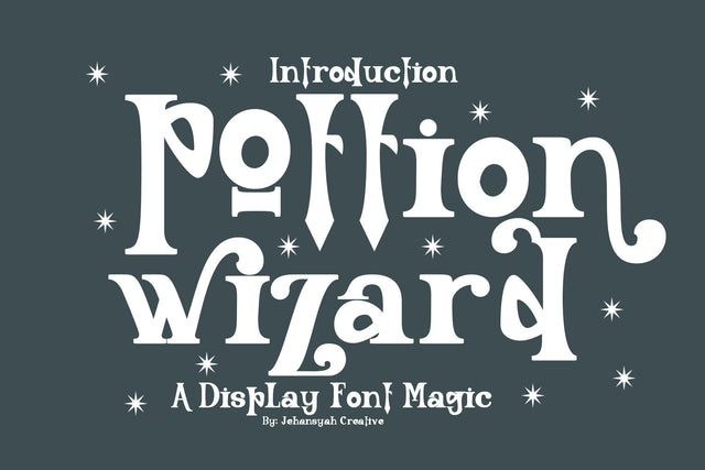 Pottion Wizard Font JH-CreativeFont 