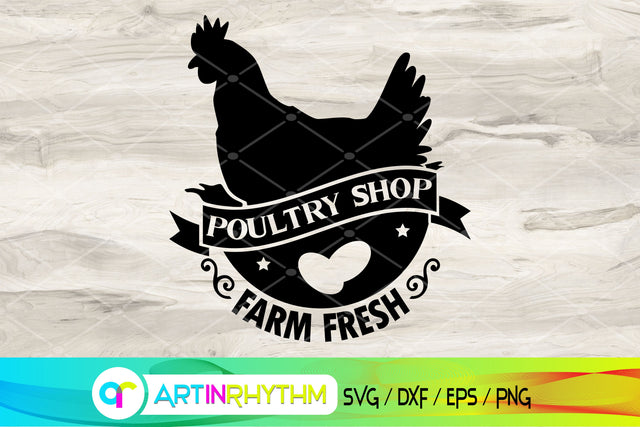 poultry shop svg, farm fresh SVG Artinrhythm shop 
