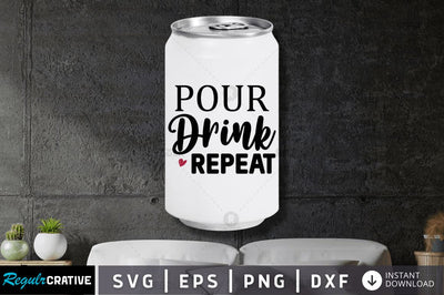 Pour drink repeat SVG SVG Regulrcrative 