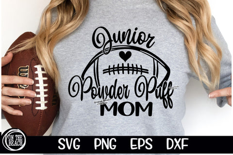 Powder Puff SVG Football Junior Family - 6 Designs SVG On the Beach Boutique 