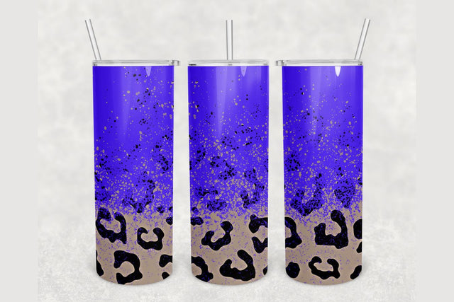 Power Wash Cheetah Print Tumbler sublimation design 20 oz skinny tumbler wrap Sublimation BambinaCreations 