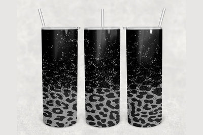 Power Wash Leopard Print Tumbler sublimation design 20 oz skinny tumbler wrap Sublimation BambinaCreations 