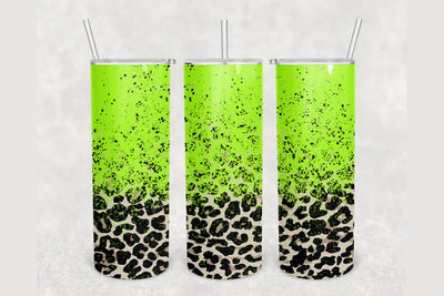 Power Wash Leopard Print Tumbler sublimation design 20 oz skinny tumbler wrap Sublimation BambinaCreations 