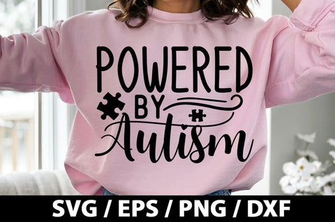 Powered by autism SVG SVG akazaddesign 
