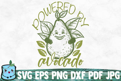 Powered By Avocado SVG MintyMarshmallows 