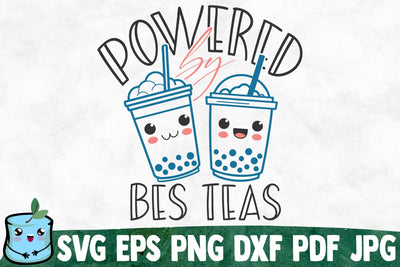 Powered By Bes Teas SVG MintyMarshmallows 