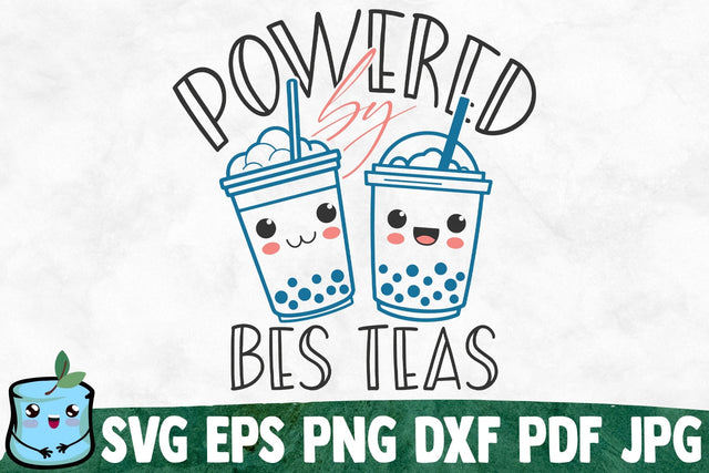 Powered By Bes Teas SVG MintyMarshmallows 