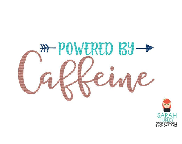 Powered By Caffeine SVG Sarah Hurley 