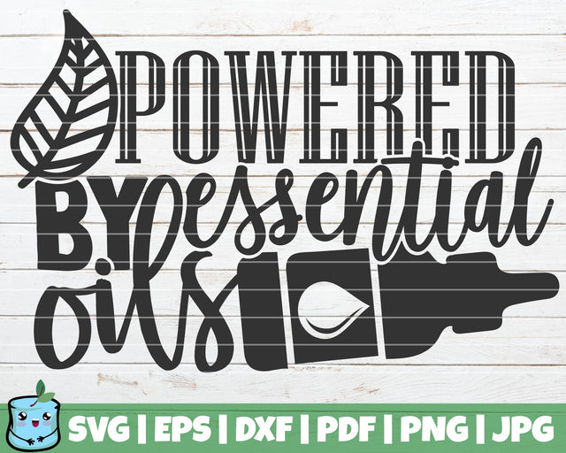 Powered By Essential Oils SVG MintyMarshmallows 