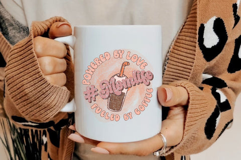 Powered by Love Fueled by Coffee Sublimation Sublimation Jagonath Roy 