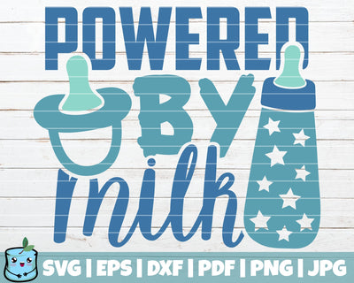 Powered By Milk SVG MintyMarshmallows 