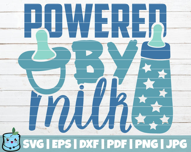 Powered By Milk SVG MintyMarshmallows 